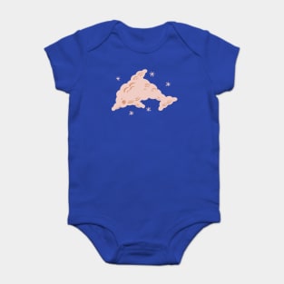 Dolphin Cloud Baby Bodysuit